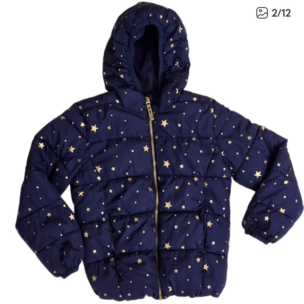 Old Navy Midnight Blue Jacket with Gold Stars